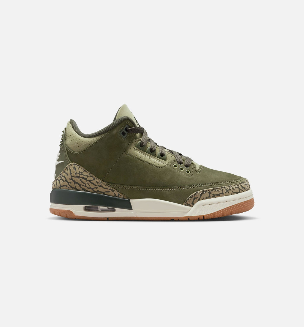 Air Jordan 3 Retro Medium Olive GS Sneakers