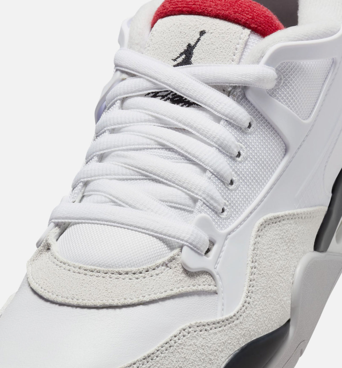 Air Jordan 4 RM White and Neutral Grey Men's Sneakers