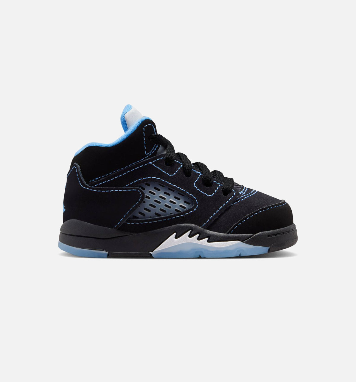 Air Jordan 5 Retro Black Carolina Infant/Toddler Sneakers