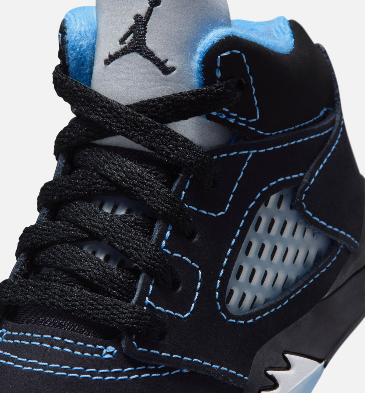 Air Jordan 5 Retro Black Carolina Infant/Toddler Sneakers