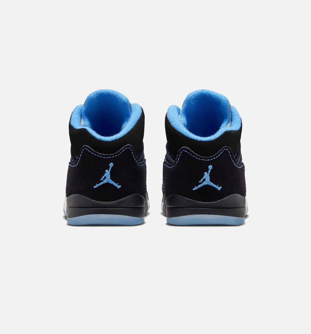 Air Jordan 5 Retro Black Carolina Infant/Toddler Sneakers