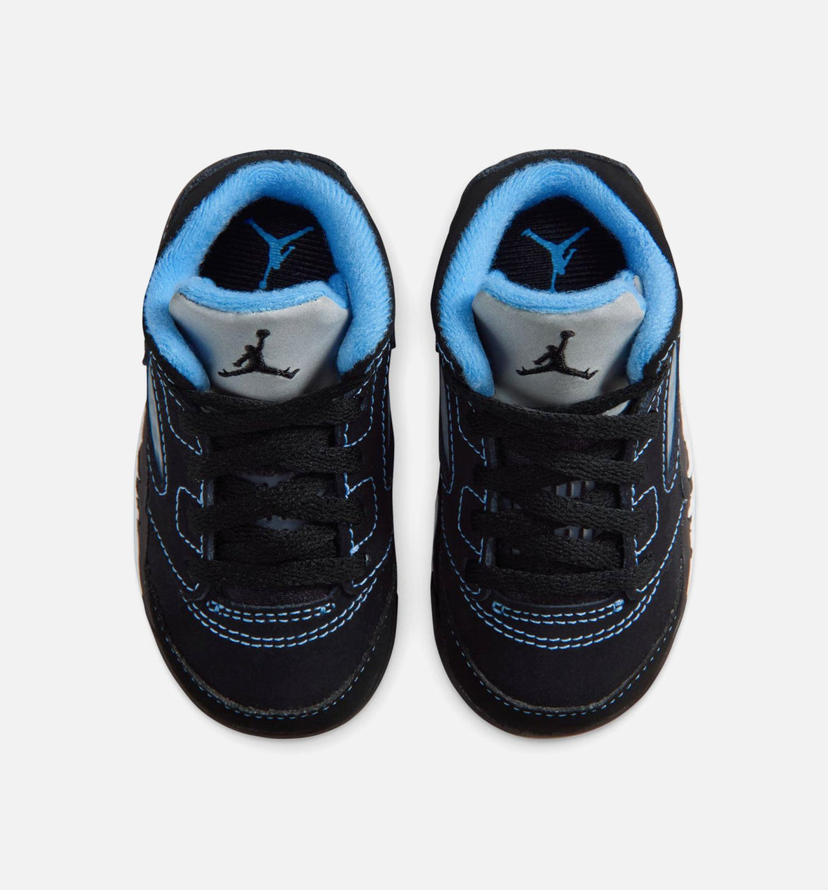 Air Jordan 5 Retro Black Carolina Infant/Toddler Sneakers
