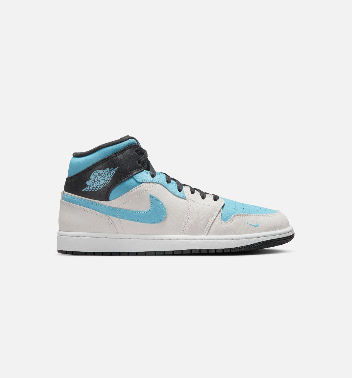 Air Jordan 1 Mid SE Men's Sneakers | Summit White/Blue Chill/Black