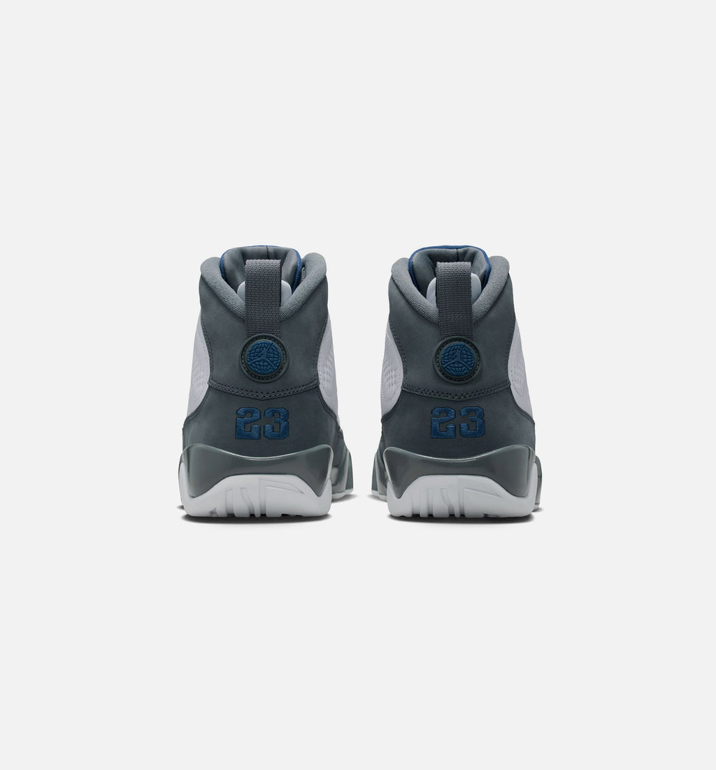 Air Jordan 9 Retro Flint Grey and French Blue Men's Sneakers