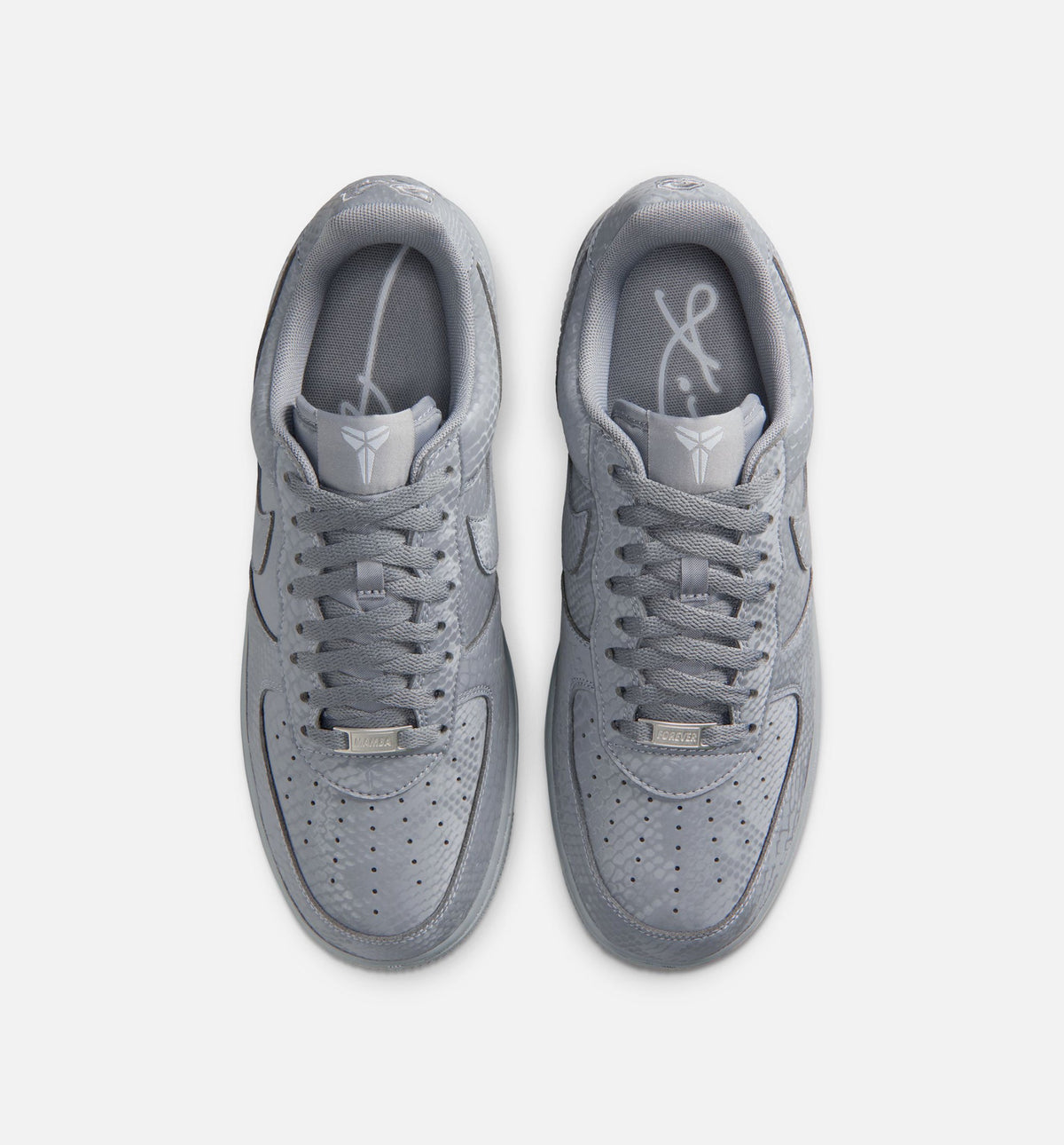 Kobe Air Force 1 Low Cool Grey Men's Sneakers