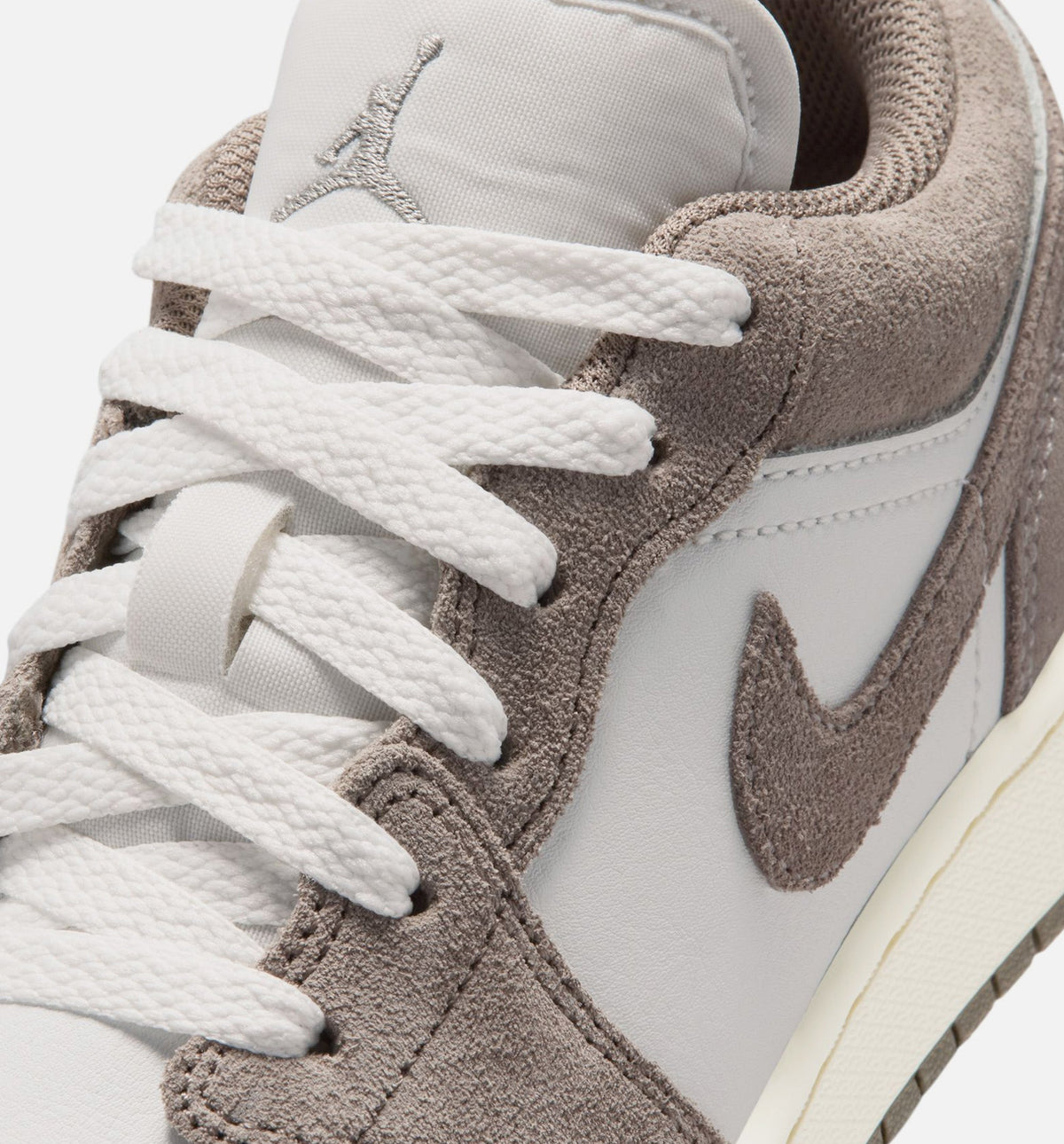 Air Jordan 1 Low GS Sneakers | Olive Grey/Enigma Stone/Summit White