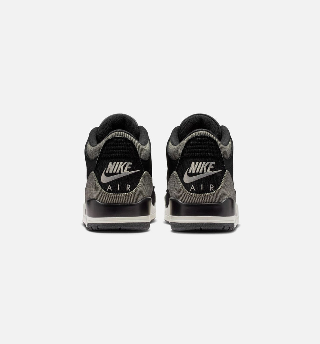 Air Jordan 3 x Levi's Black and White Men's Sneakers
