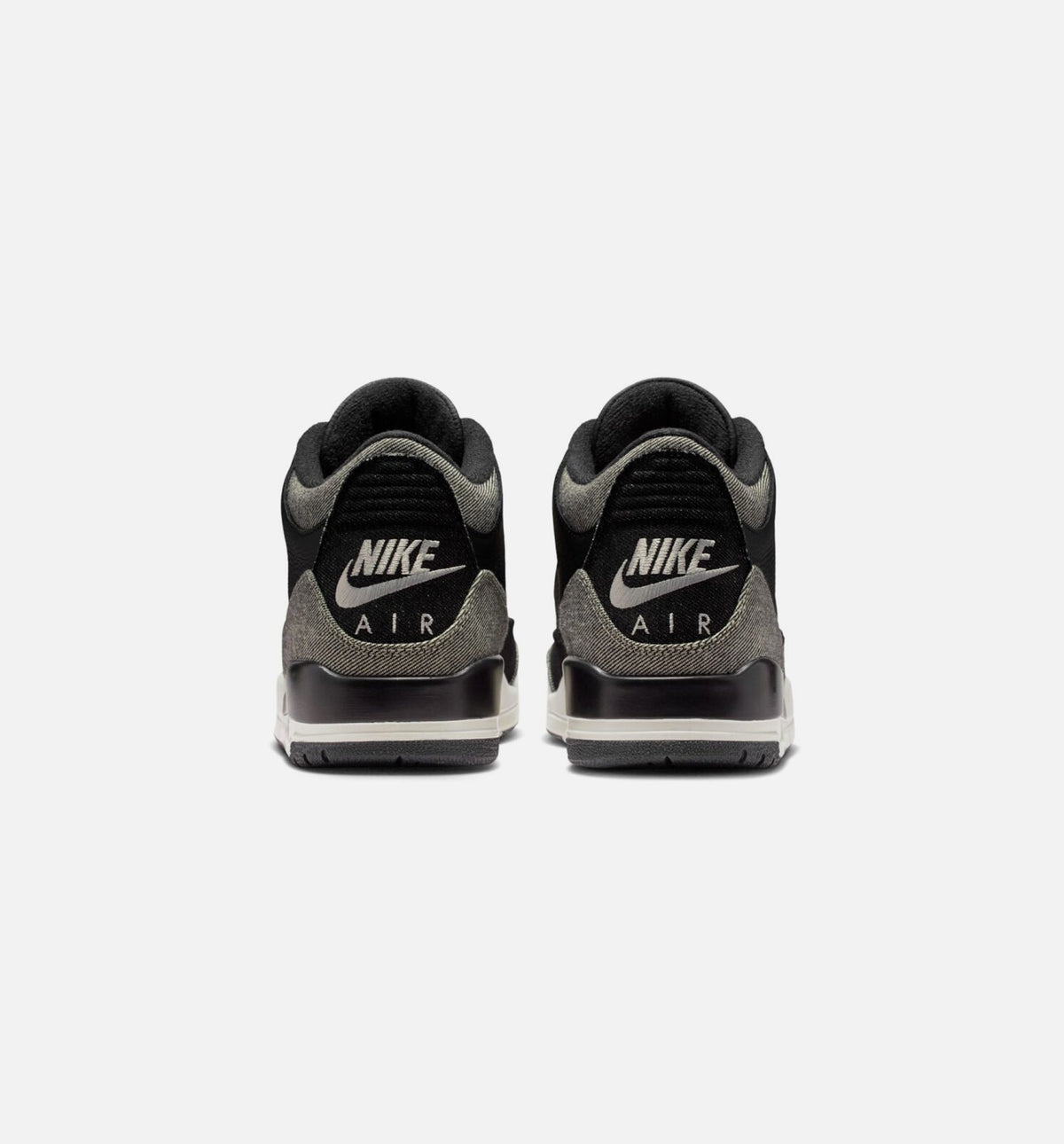Air Jordan 3 x Levi's Black and White Men's Sneakers