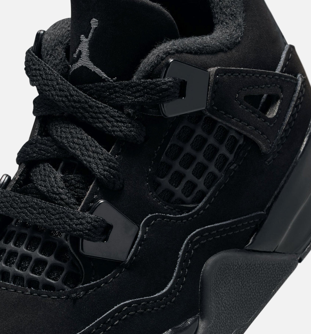 Air Jordan 4 Retro Black Cat Infant/Toddler Sneakers