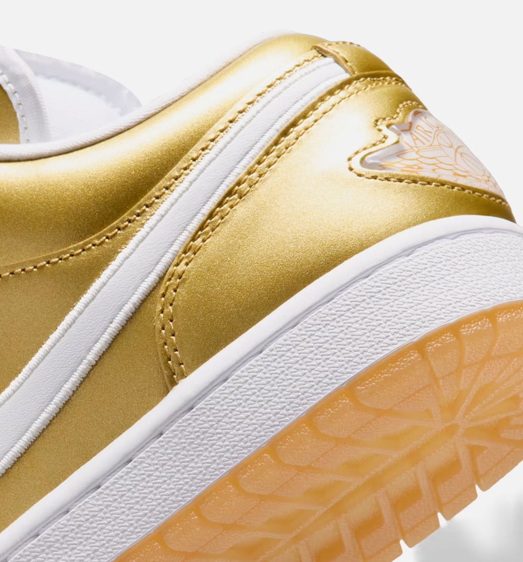 Air Jordan 1 Low Gold Women's Sneakers