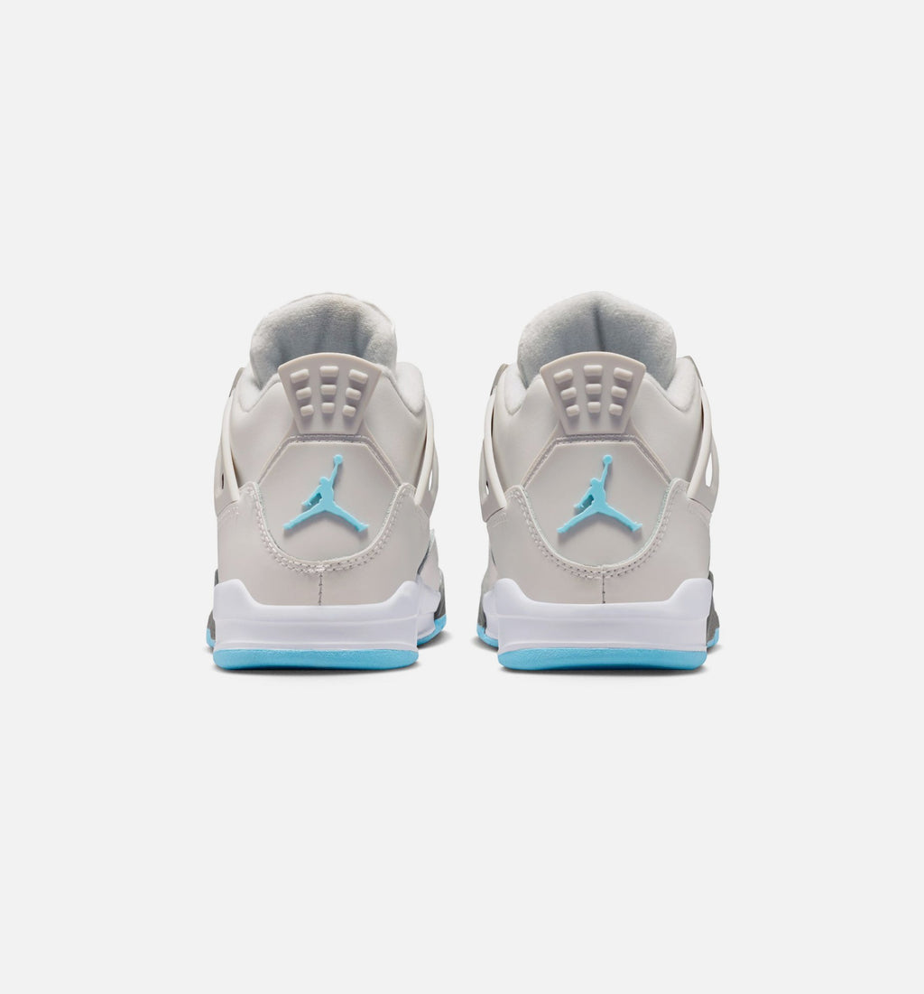 Air Jordan 4 Retro Blue Chill Preschool Sneakers