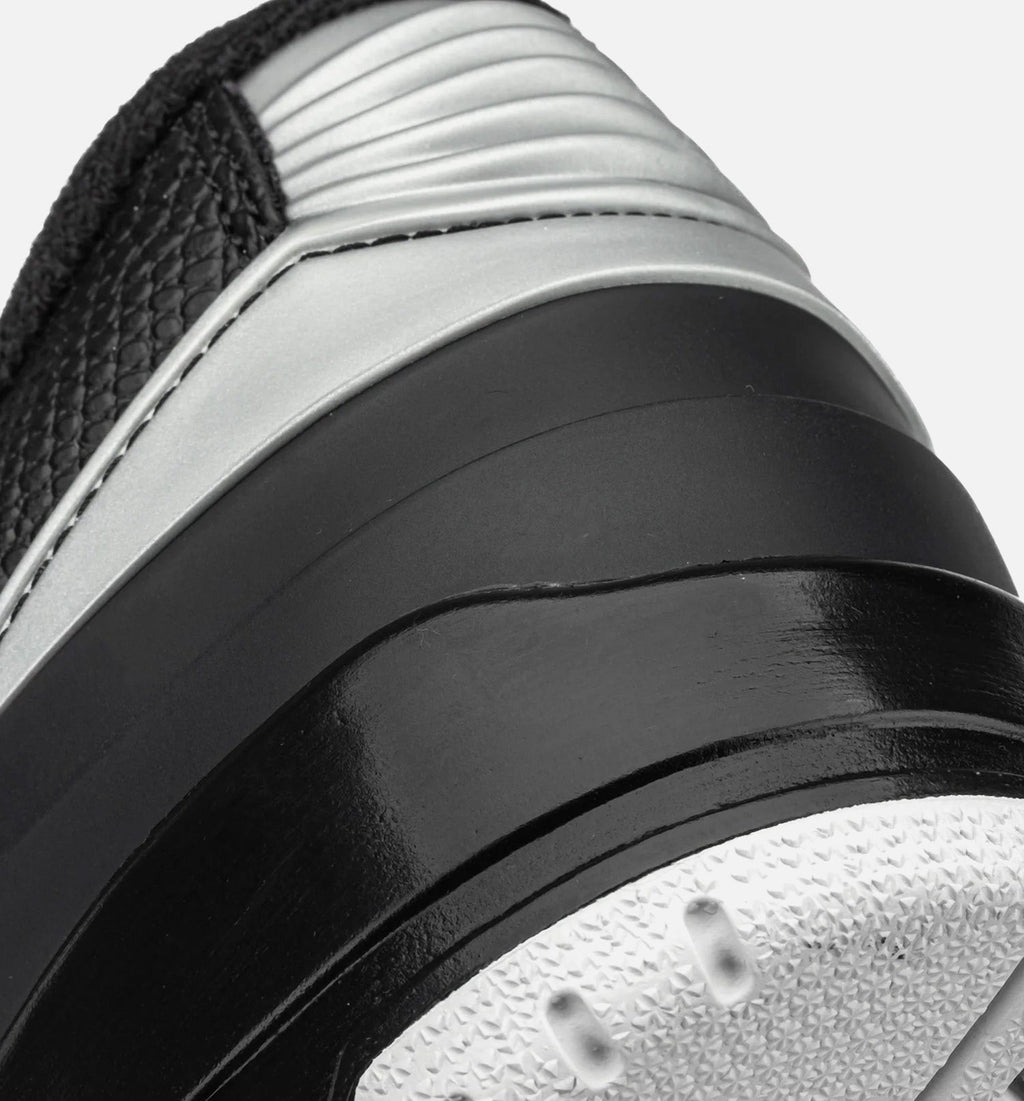 Air Jordan 23 Black and Metallic Silver Men's Sneakers