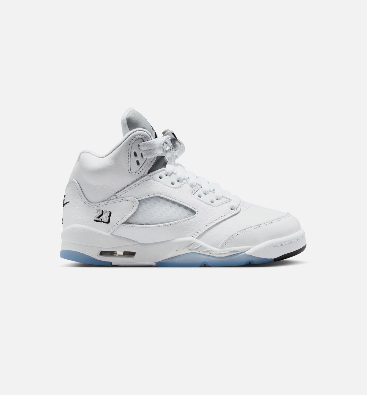 Air Jordan 5 Retro OG White Metallic GS Sneakers