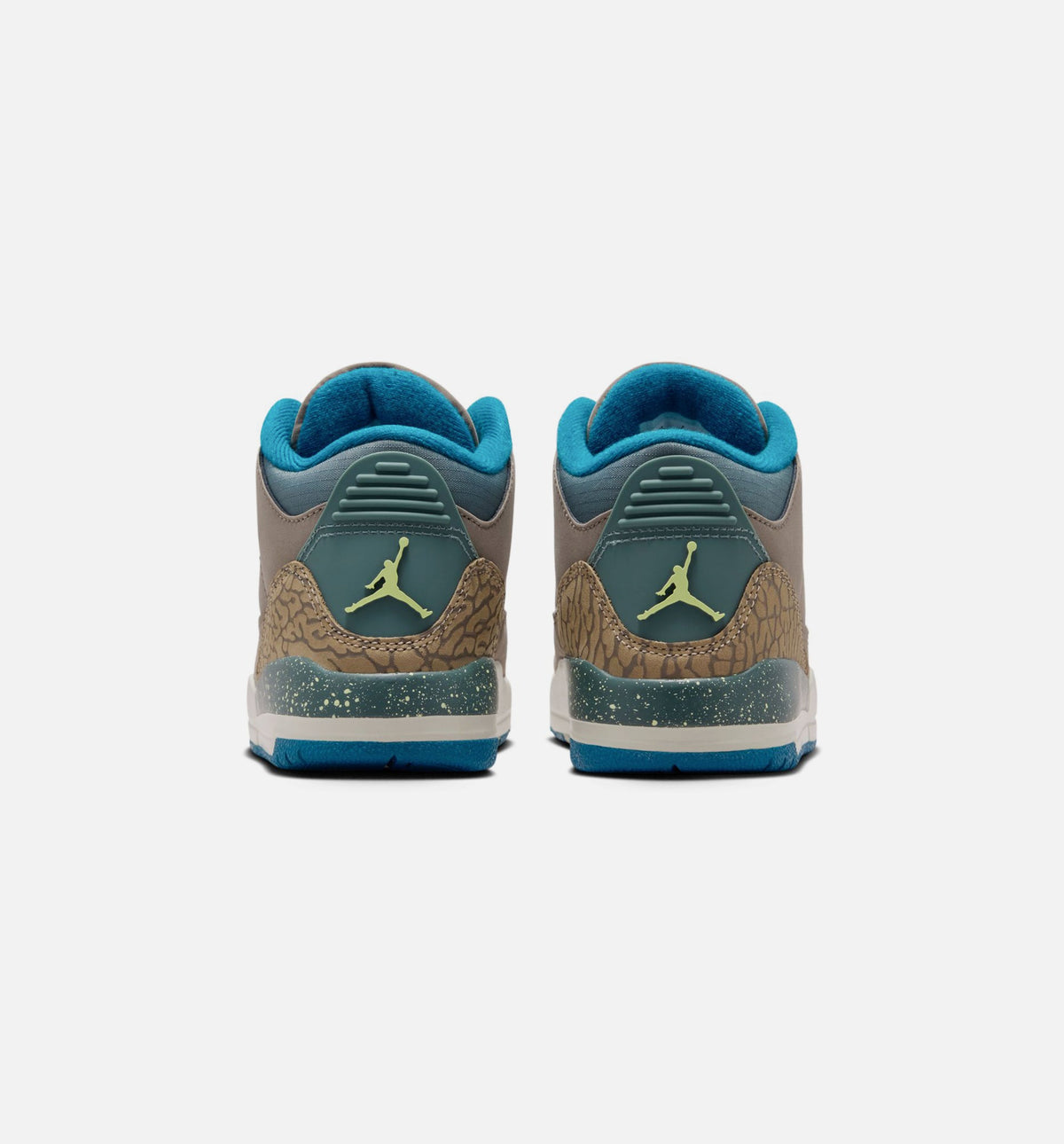 Air Jordan 3 Retro Olive Grey Preschool Sneakers