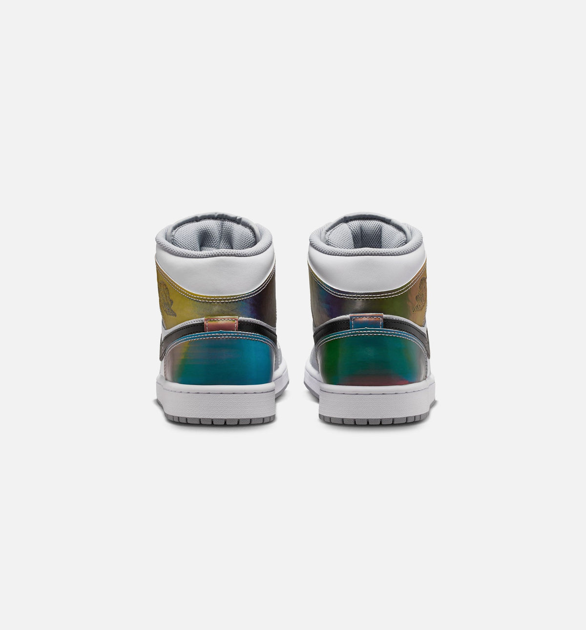 Air Jordan 1 Mid SE Men's Sneakers | Black/White/Wolf Grey