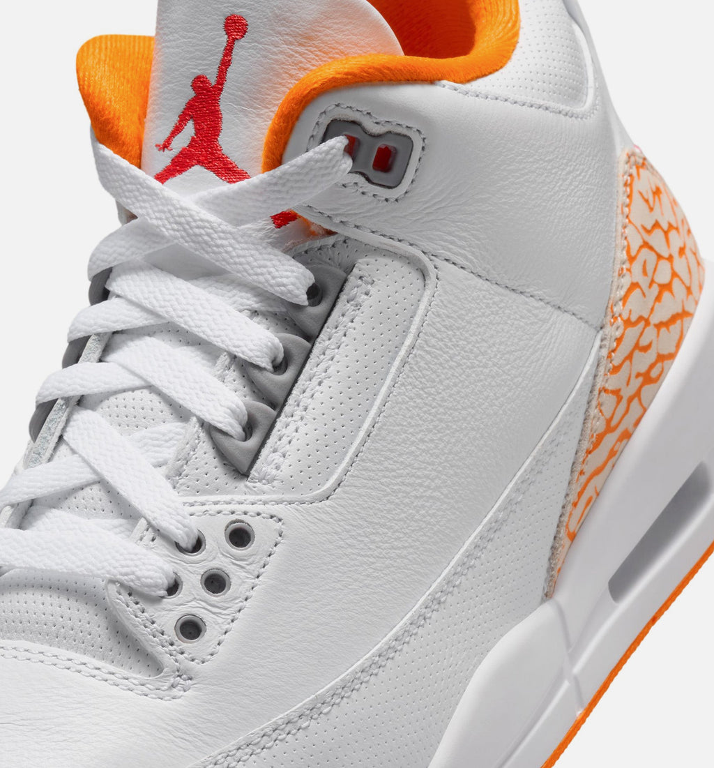 Air Jordan 3 Retro Orange Citrus Women's Sneakers