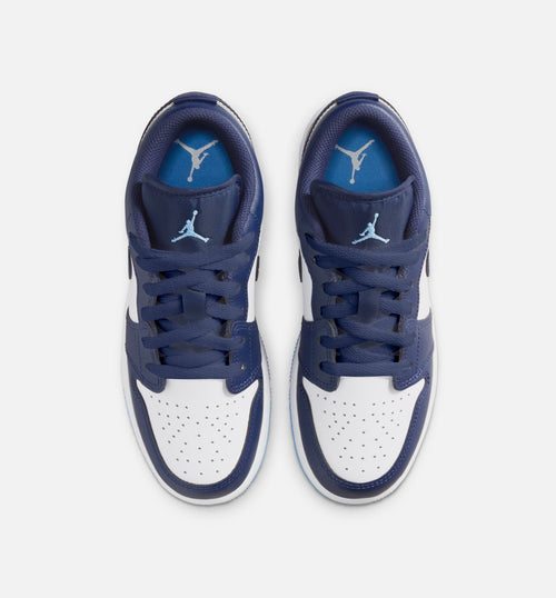 Air Jordan 1 Low GS Sneakers | Midnight Navy/University Blue/White