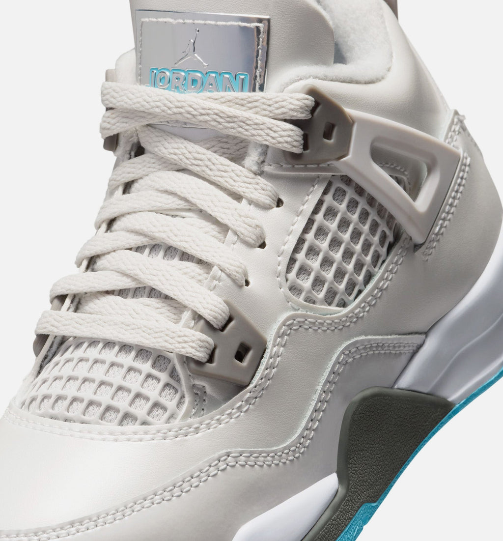 Air Jordan 4 Retro Blue Chill Preschool Sneakers