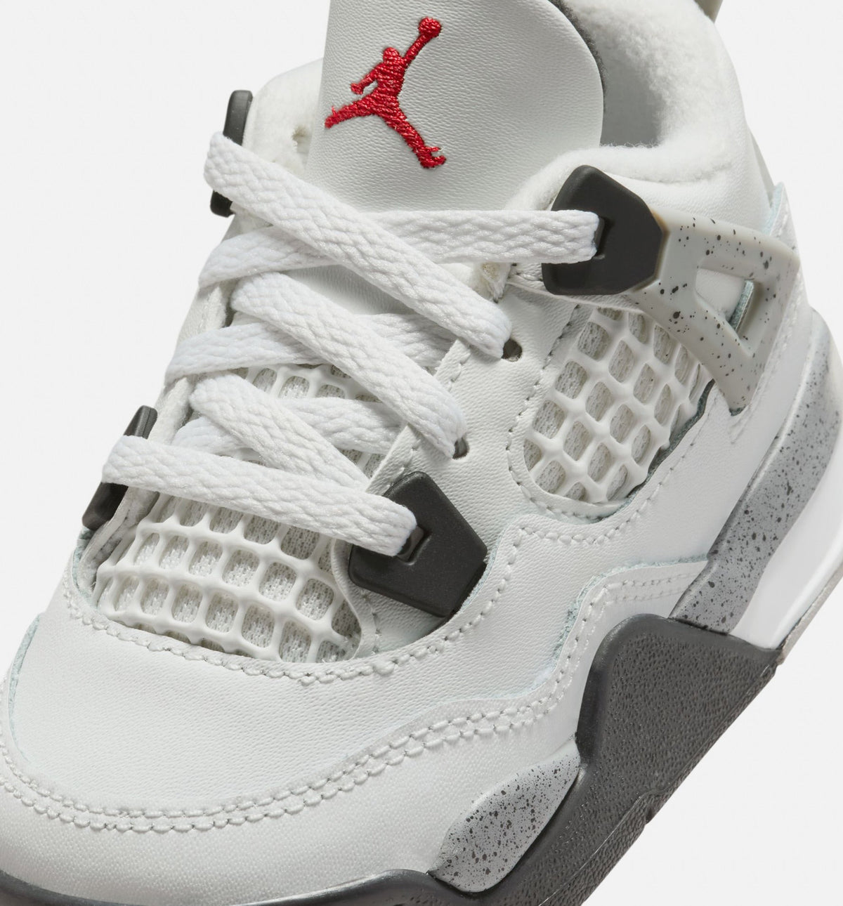 Air Jordan 4 Retro White Cement Infant/Toddler Sneakers
