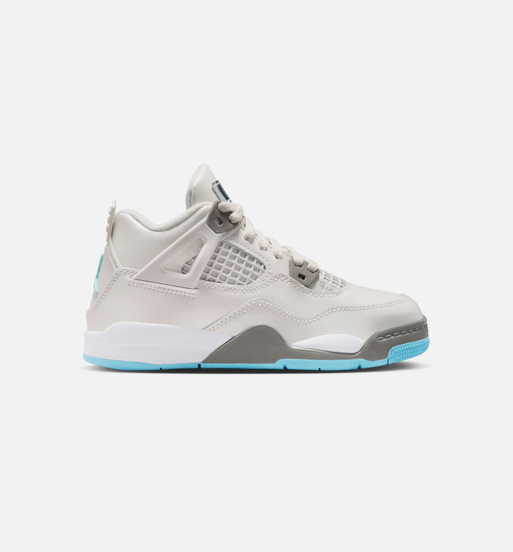 Air Jordan 4 Retro Blue Chill Preschool Sneakers