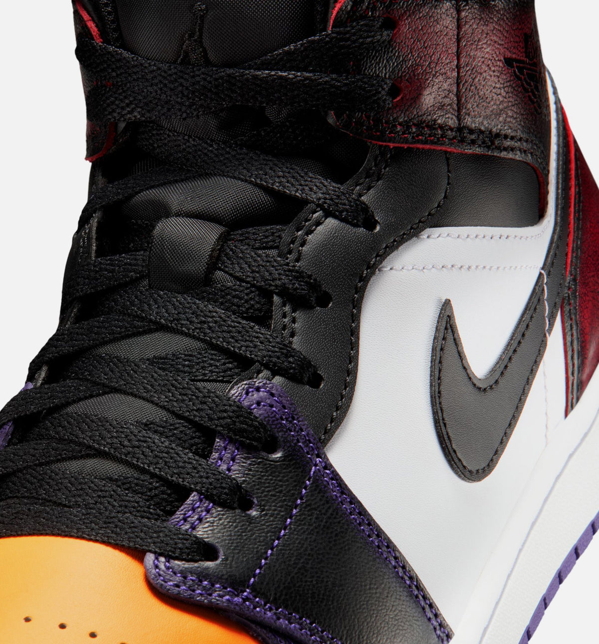 Air Jordan 1 Mid SE Men's Sneakers | True Red/White/Court Purple/Black