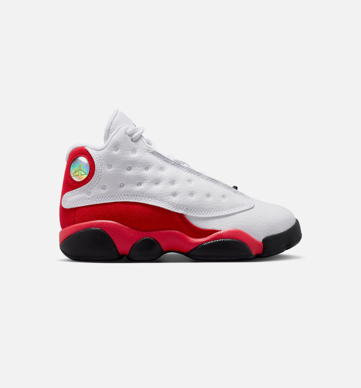 Air Jordan 13 Retro White and University Red Preschool Sneakers