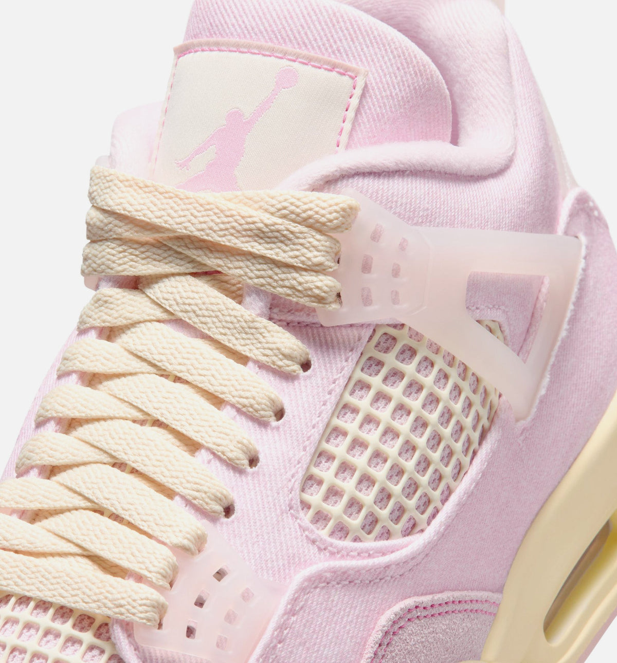 Air Jordan 4 Retro Pink Pearl and Iced Carmine Women's Sneakers
