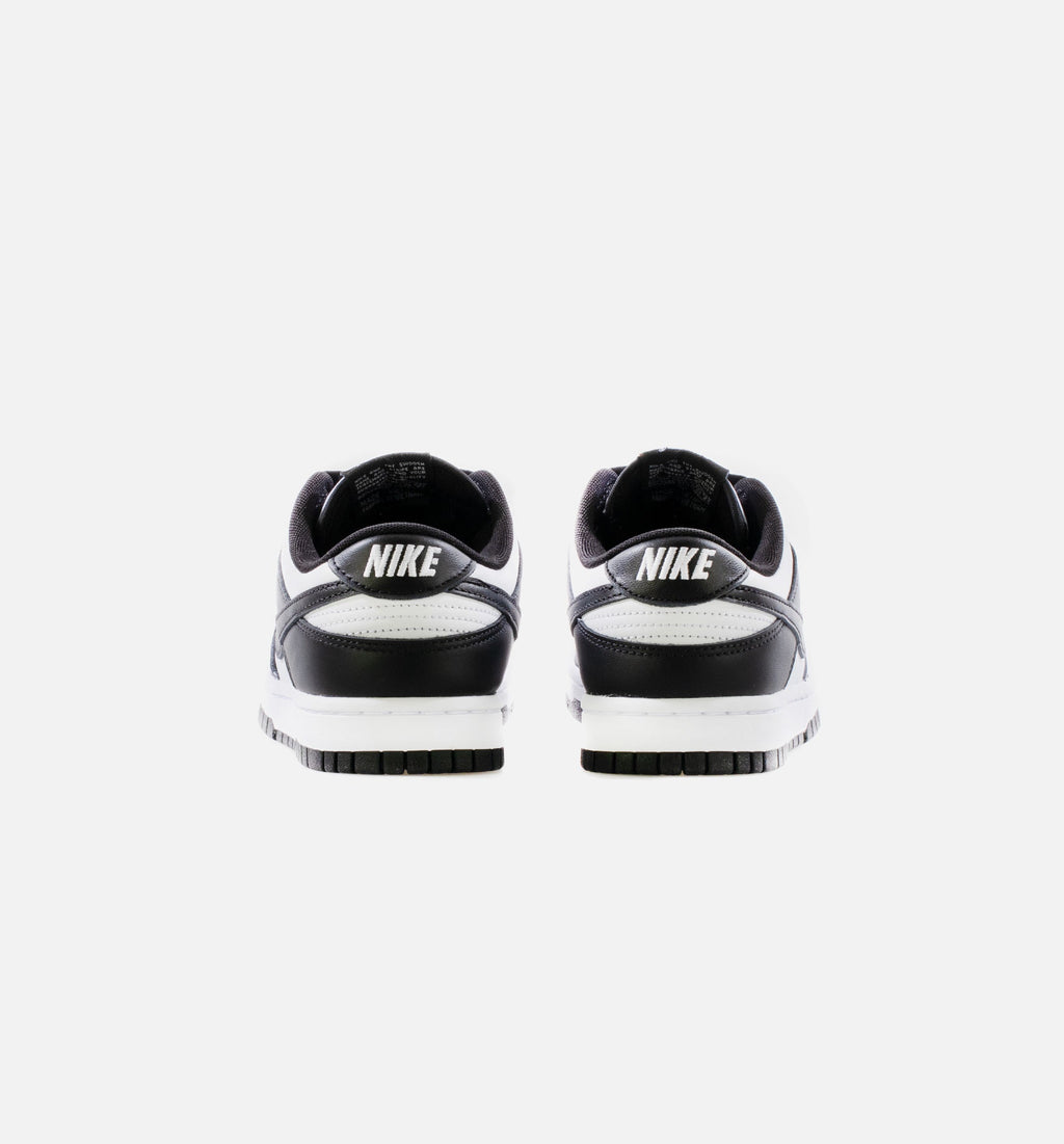 Dunk Low Black and White Men's Sneakers