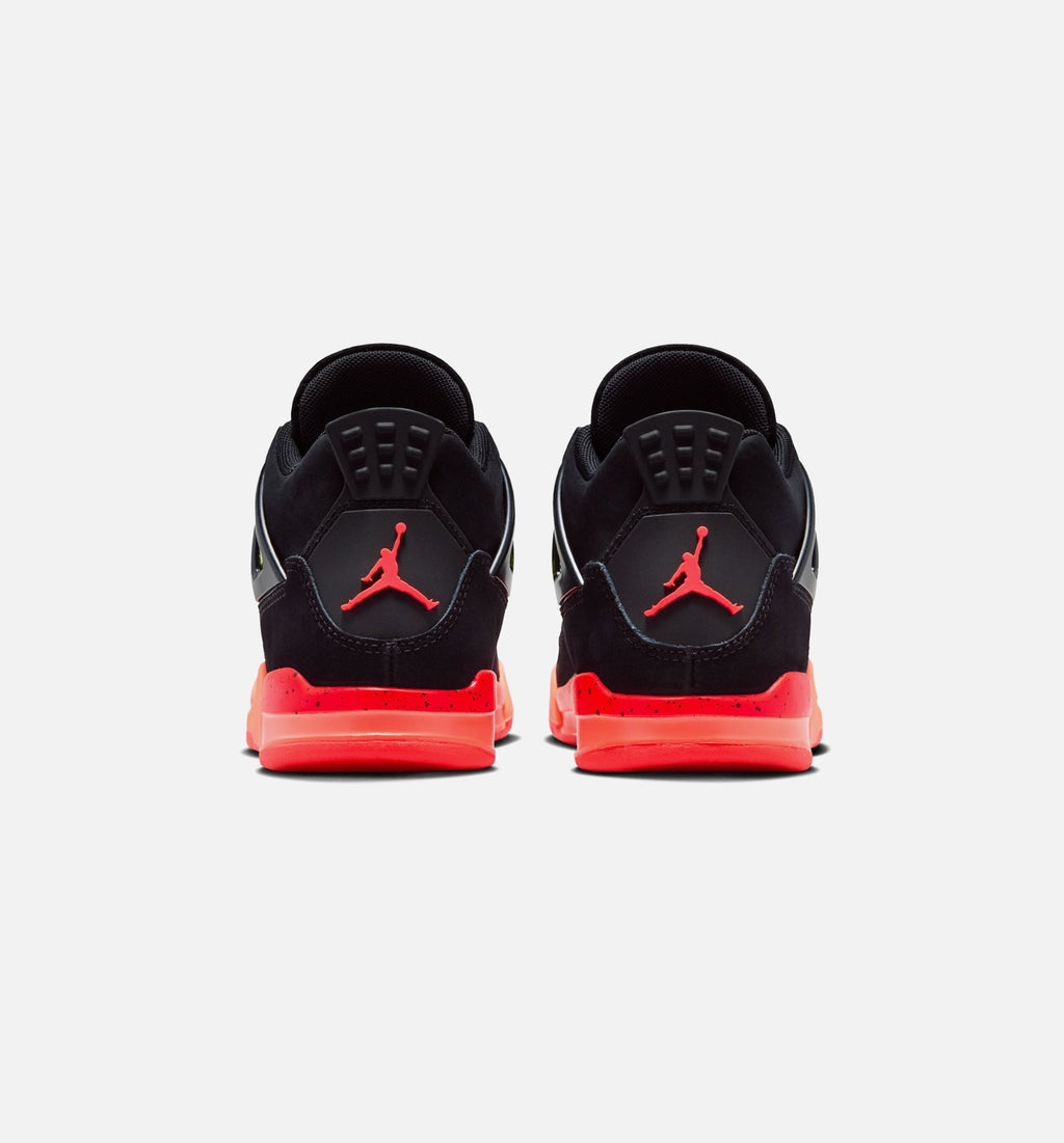 Air Jordan 4 Retro Black Infrared 23 Preschool Sneakers