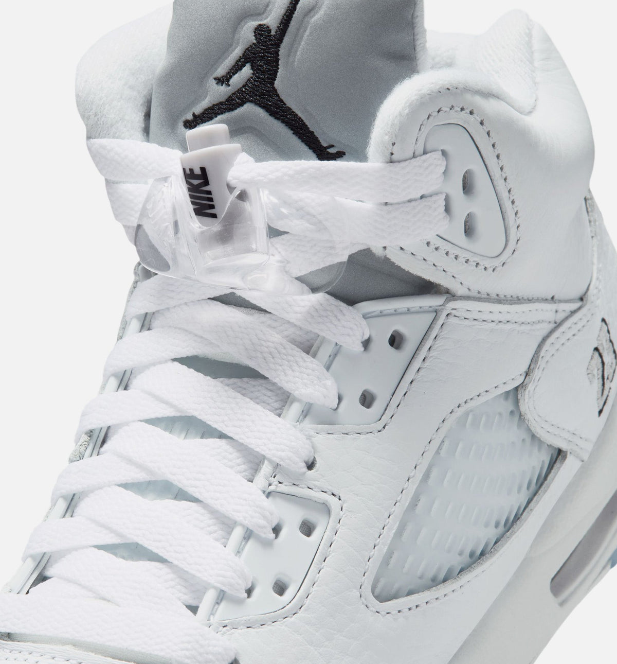 Air Jordan 5 Retro OG White Metallic GS Sneakers