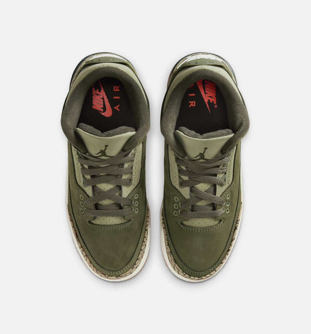 Air Jordan 3 Retro Medium Olive GS Sneakers