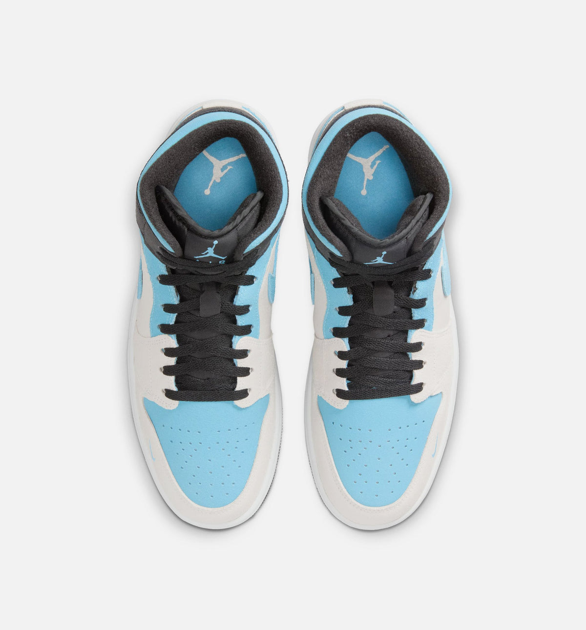 Air Jordan 1 Mid SE Men's Sneakers | Summit White/Blue Chill/Black