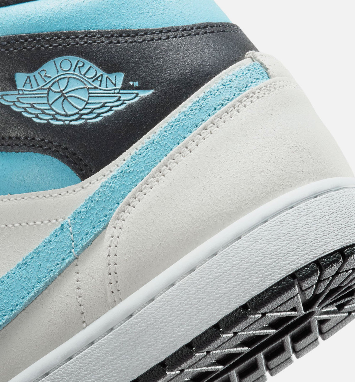 Air Jordan 1 Mid SE Men's Sneakers | Summit White/Blue Chill/Black
