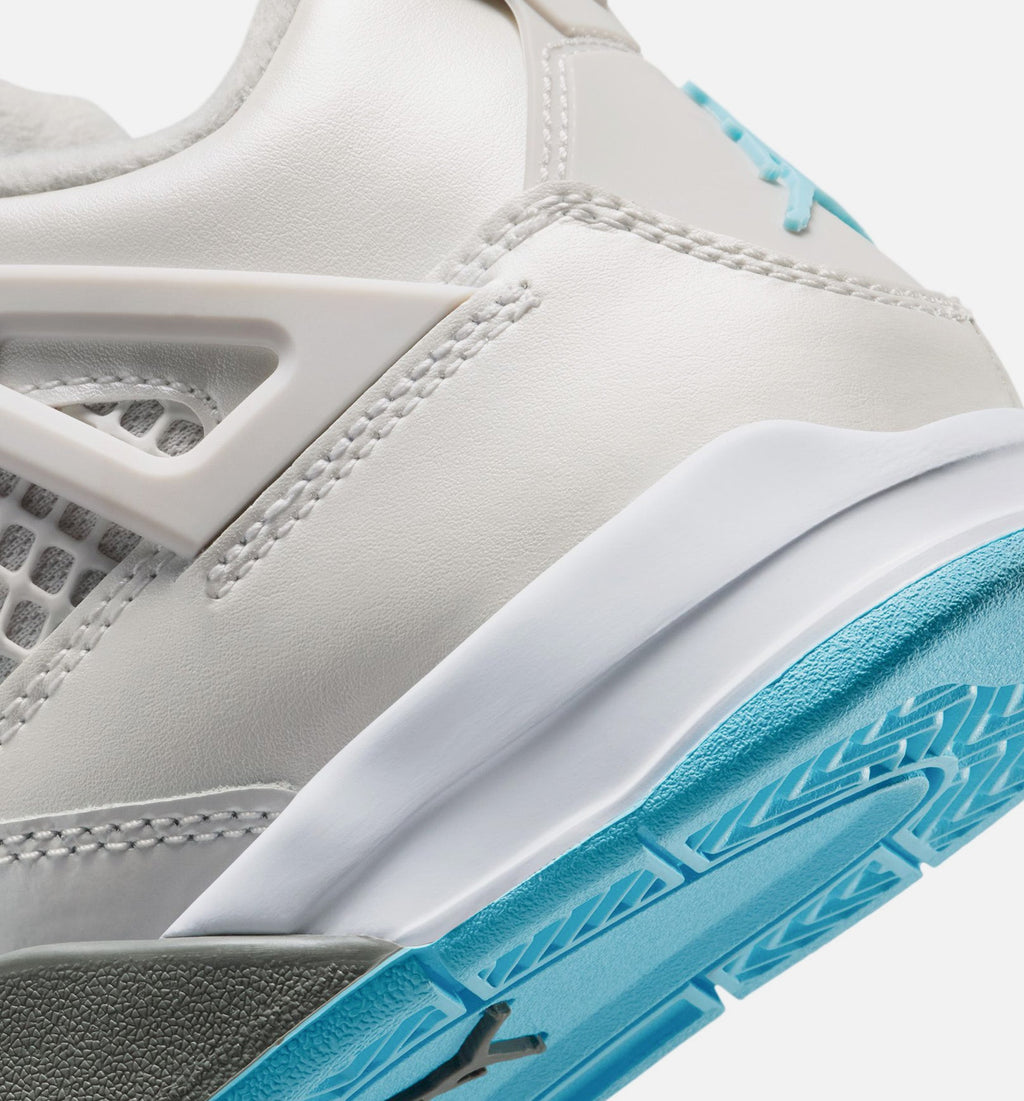 Air Jordan 4 Retro Blue Chill Preschool Sneakers