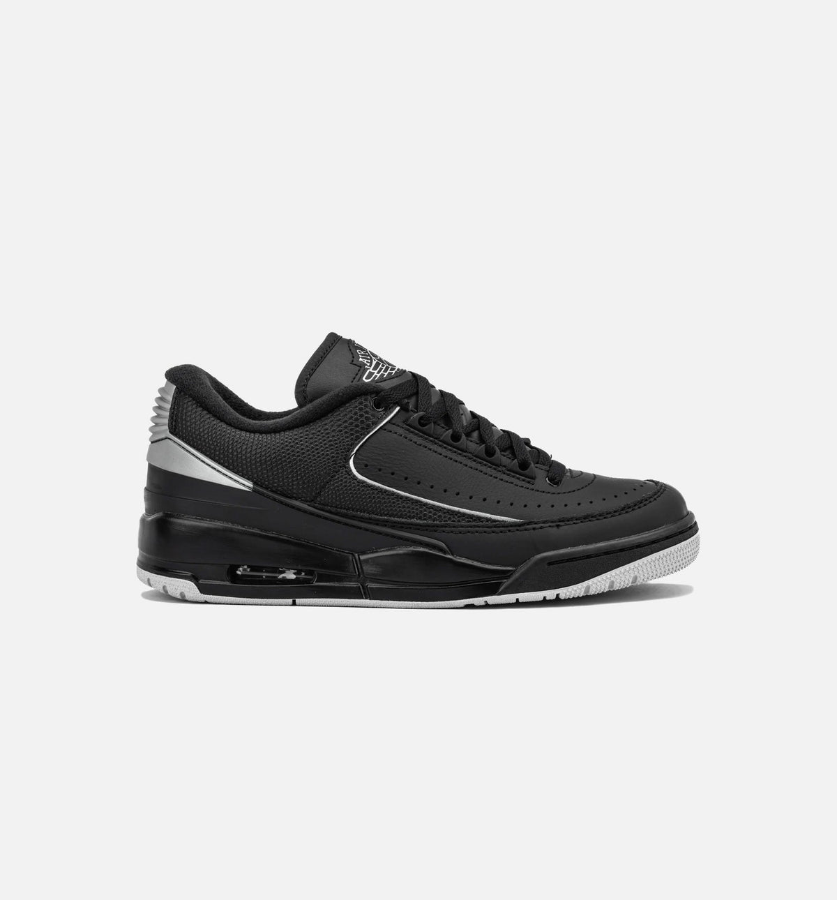 Air Jordan 23 Black and Metallic Silver Men's Sneakers