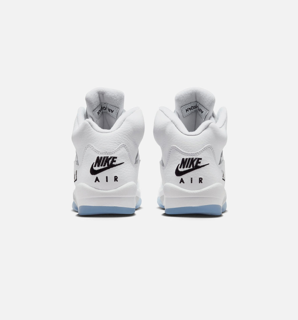 Air Jordan 5 Retro OG White Metallic GS Sneakers
