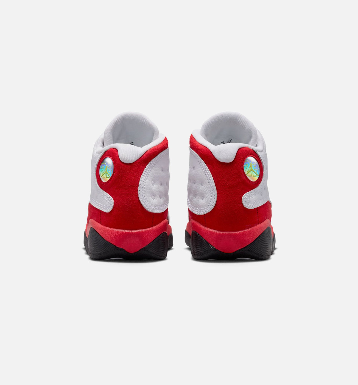 Air Jordan 13 Retro White and University Red Preschool Sneakers