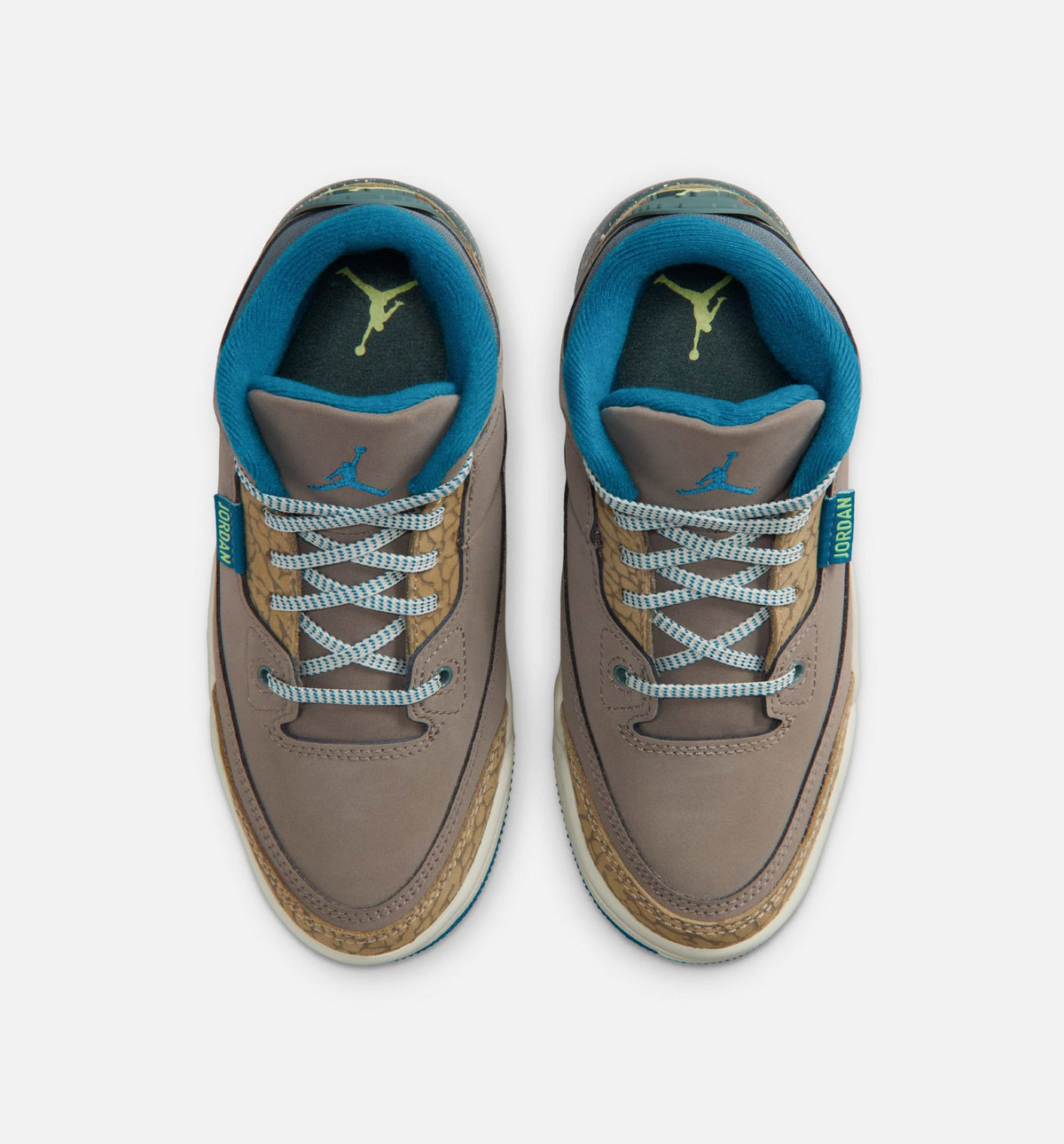 Air Jordan 3 Retro Olive Grey Preschool Sneakers